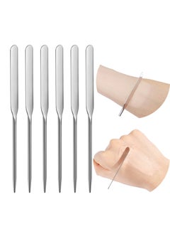 KASTWAVE 6 Pack Makeup Spatula, Foundation Liquid Foundation Mixer Face Cream Applicator Cosmetic Mixing Tool for Foundation Eye Shadow Cream  - Image 1