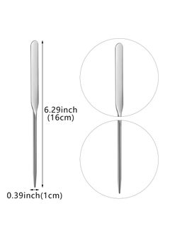 KASTWAVE 6 Pack Makeup Spatula, Foundation Liquid Foundation Mixer Face Cream Applicator Cosmetic Mixing Tool for Foundation Eye Shadow Cream  - Image 2