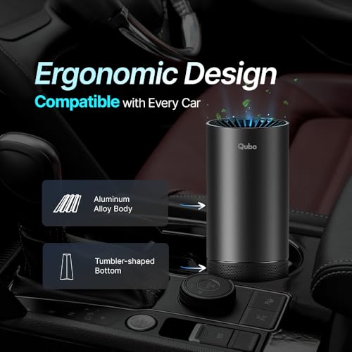 Qubo Car Air Purifier Pro from Hero Group | 3-Layer Filtration | Negative Ion Technology | Pre-filter, HEPA13 & Activated Carbon Filter | Removes PM 2.5 & PM 10 | Black - Image 5