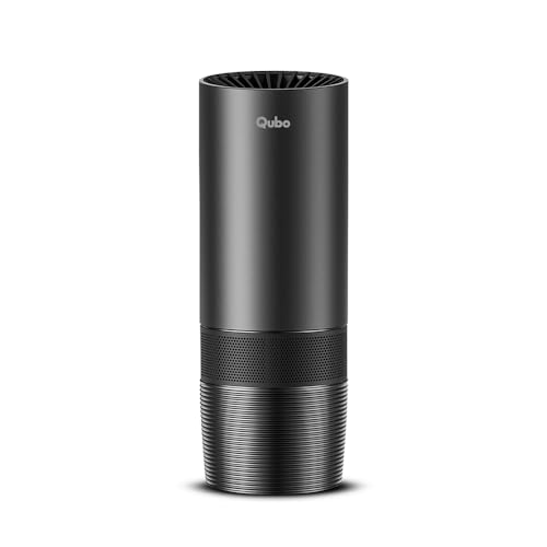 Qubo Car Air Purifier Pro from Hero Group | 3-Layer Filtration | Negative Ion Technology | Pre-filter, HEPA13 & Activated Carbon Filter | Removes PM 2.5 & PM 10 | Black - Image 1