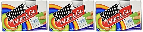 Shout Stain Remover Wipes-12 ct. (Pack of 3) - Image 1