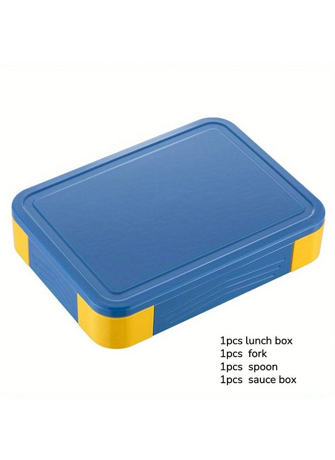 hibobi - Children's Lunch Box with Compartments - Blue - Image 1