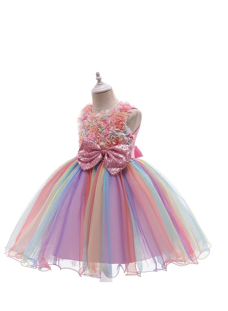 Loquat Girls Fashion Princess Dress 