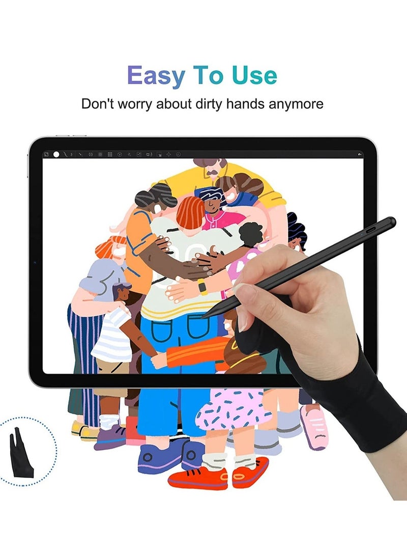 Stylus Pens for Touch Screens – 2022 Rechargeable Dual-Touch Stylus Pen for iPad, iOS, and Android Devices, Compatible with Apple iPad/iPhone/iPad Pro/iPad Mini/Samsung Tablet
