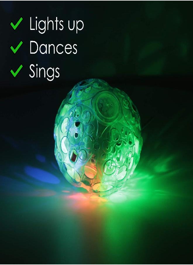 Haktoys - Haktoys Light Up Bouncing Ball (2-Pack), 4” Vibrating Crazy Fun Toy with Flashing Bright Lights, Music and Sound (Batteries Not Included) - Image 1