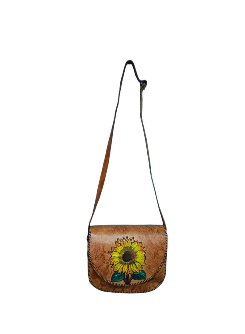 Sheer Fashionable Leather Crossbody Bag  - Image 2