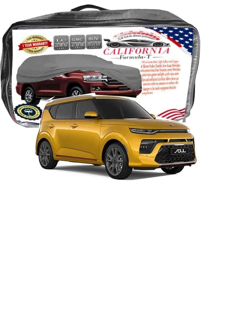 California formula-T California Car body Cover Windproof  Scratch Resistant Cover with Working Gloves KIA NIRO KIA SORENTO KIA SOUL+ 