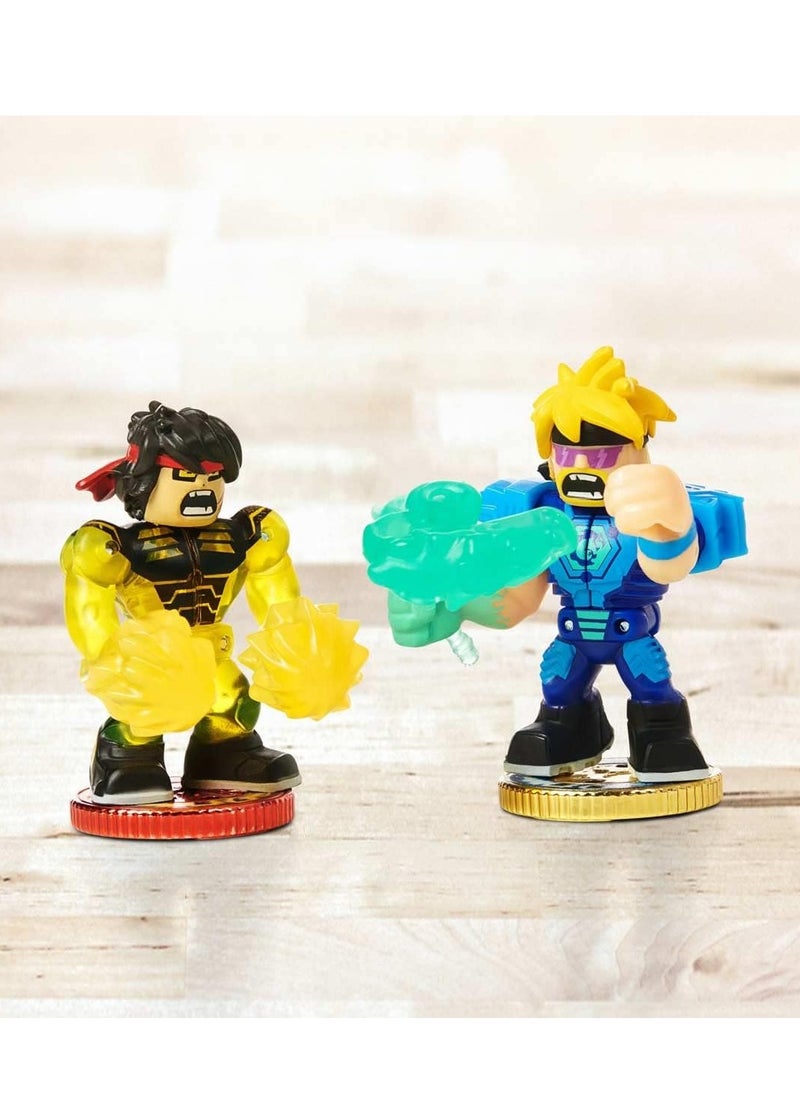 AKEDO - Akedo Legends of Powerstorm Triple Strike Tag Team Arena (Non Language) with 40+ Battle Sound Effects, Light Up Scoreboard and 2 Battling Warriors exclusive to the playset - Image 1