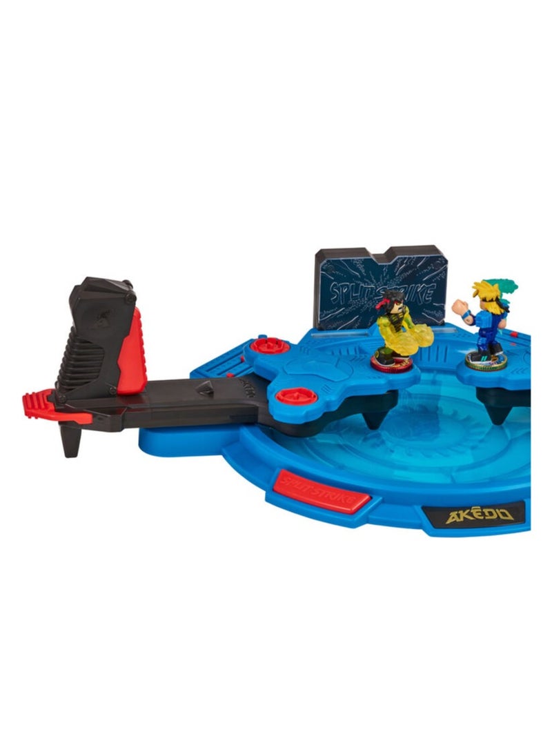 AKEDO - Akedo Legends of Powerstorm Triple Strike Tag Team Arena (Non Language) with 40+ Battle Sound Effects, Light Up Scoreboard and 2 Battling Warriors exclusive to the playset - Image 1