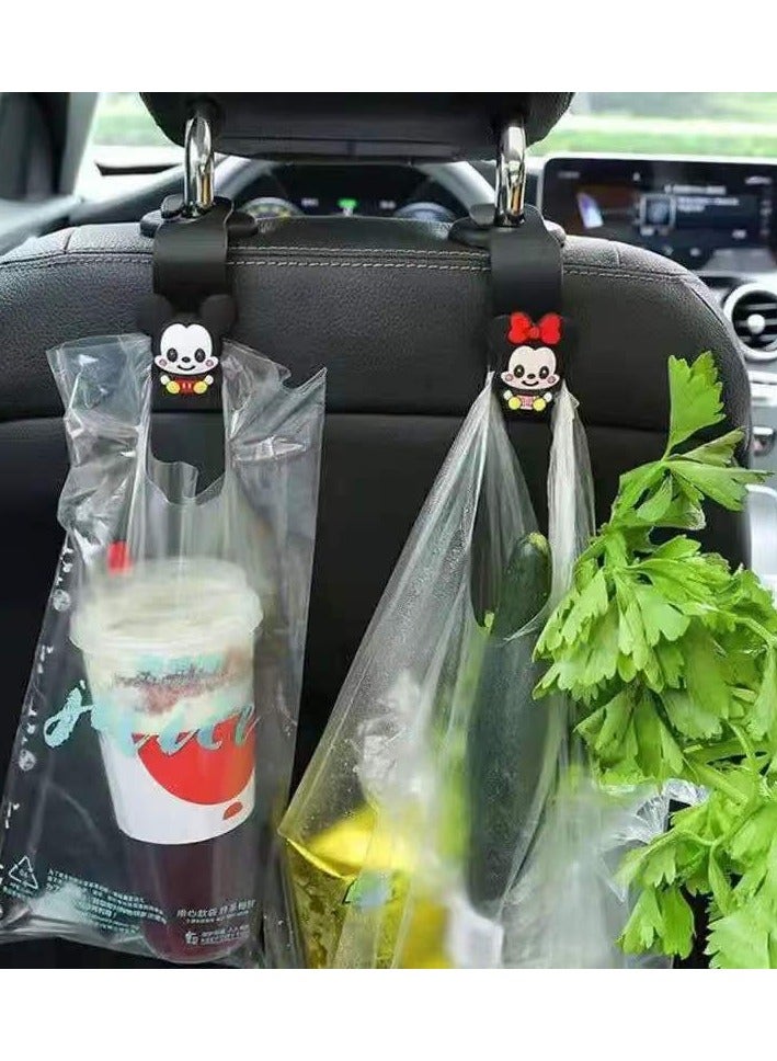 Generic Mickey and Minnie Mouse car rear hooks  4pcs - Image 4