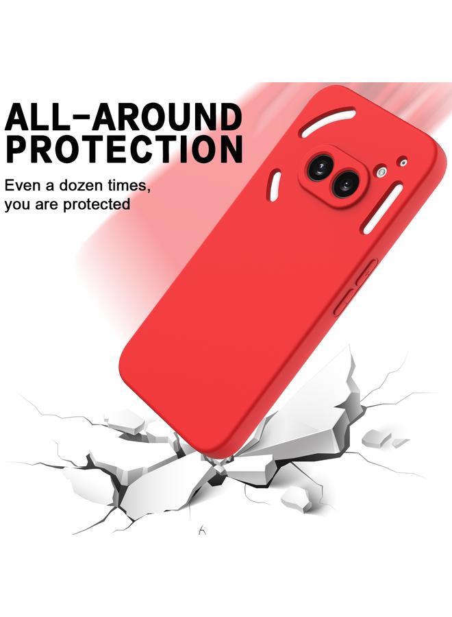 S-TOP Case For Nothing Phone 2a Pure Color Liquid Silicone Shockproof Phone Case - Image 5