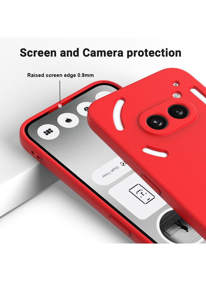 S-TOP Case For Nothing Phone 2a Pure Color Liquid Silicone Shockproof Phone Case - Image 4