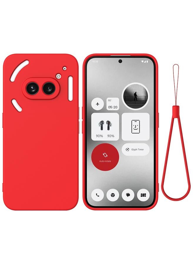 S-TOP Case For Nothing Phone 2a Pure Color Liquid Silicone Shockproof Phone Case - Image 1