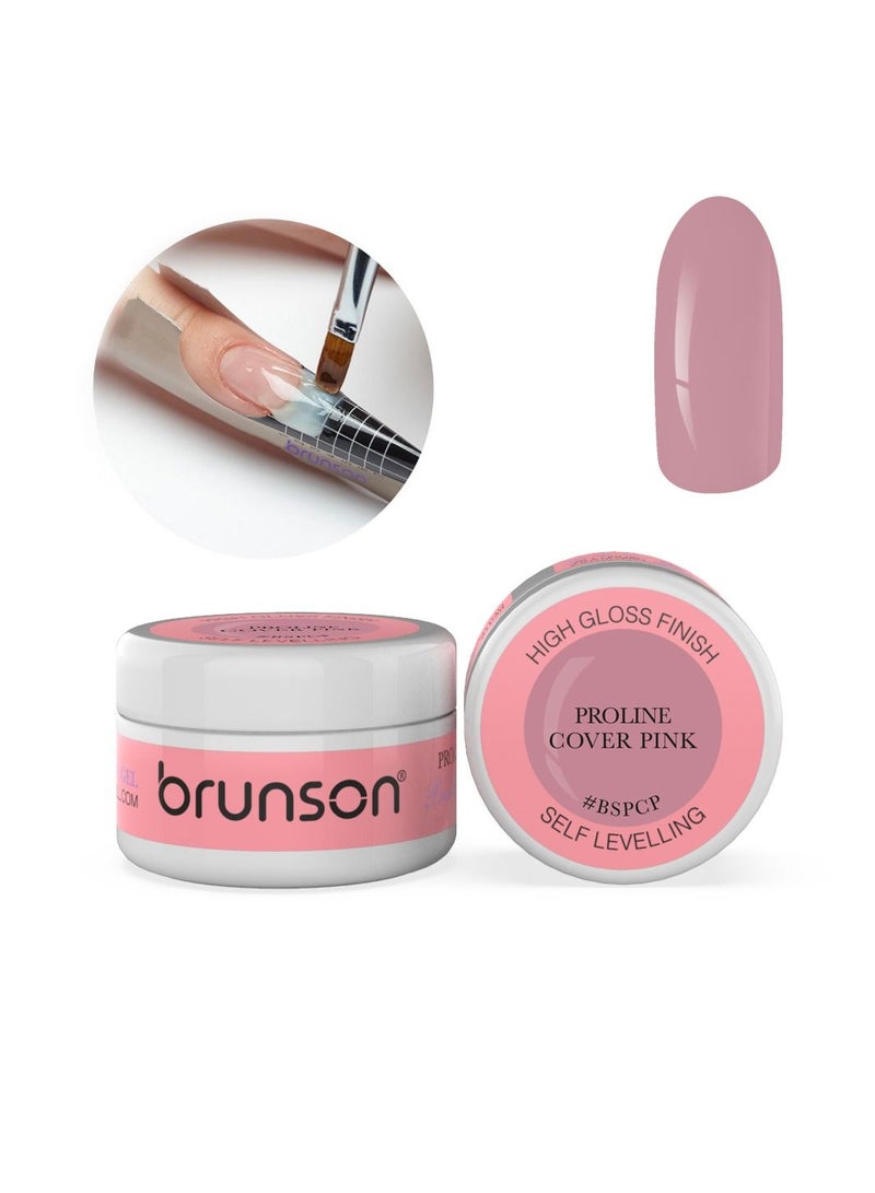 brunson Nail Self Levelling Sculpting Gel Nail extension Camouflage UV LED Sculpting Nail System Gel Manicure Sculpting Gel UV/LED Sculpting gel nail builder gel 30ml - Image 2