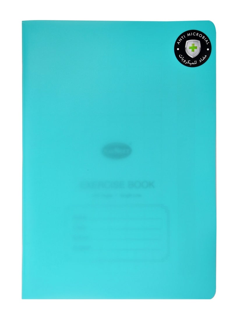 Navneet - 5-Piece A4 Size Single Line Exercise Book 200 Pages With PVC Cover Blue - Image 1