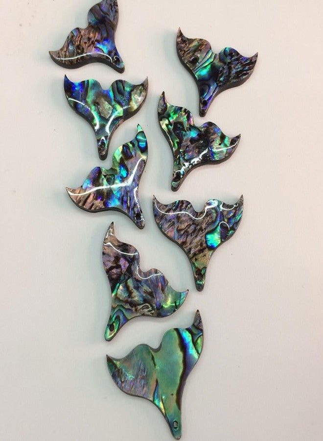 SUPVOX 10Pcs Colorful Abalone Mermaid Tail Charms Fish Tail Pendant Charms Beads Accessories for DIY Craft Anklet Necklace Bracelet Findings Making - Image 5