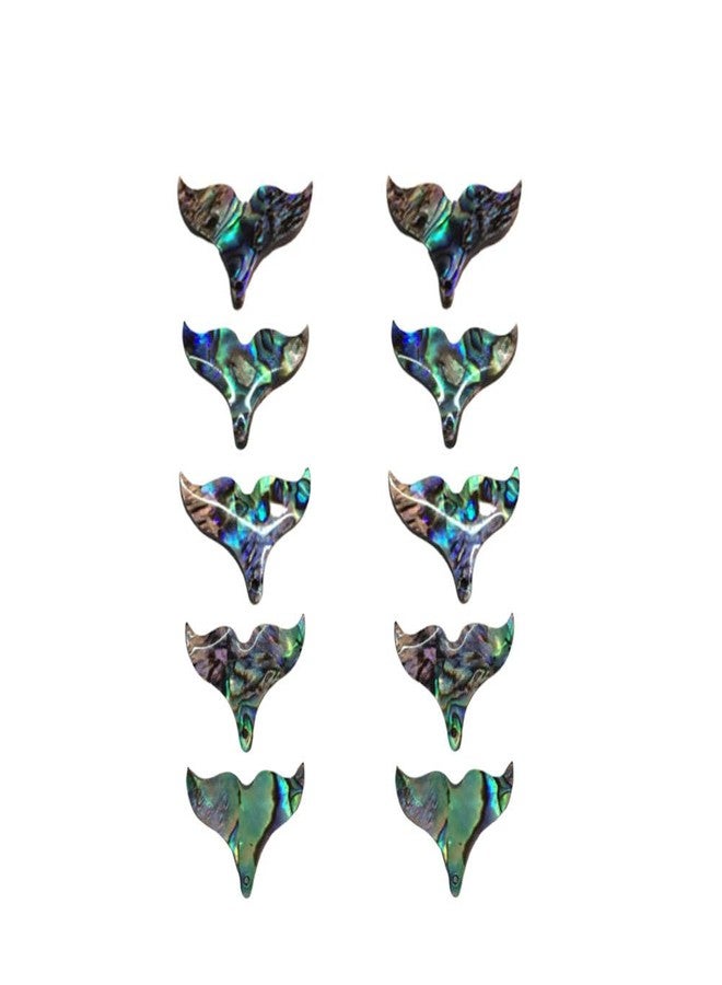 SUPVOX 10Pcs Colorful Abalone Mermaid Tail Charms Fish Tail Pendant Charms Beads Accessories for DIY Craft Anklet Necklace Bracelet Findings Making - Image 1