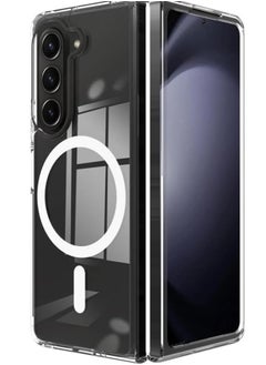 MIGOFAST Samsung Galaxy Z Fold 6 Mag Safe Clear Case Transparent Shockproof Protection, Yellowing Resistant, Magnetic Z Fold 6  - Image 1