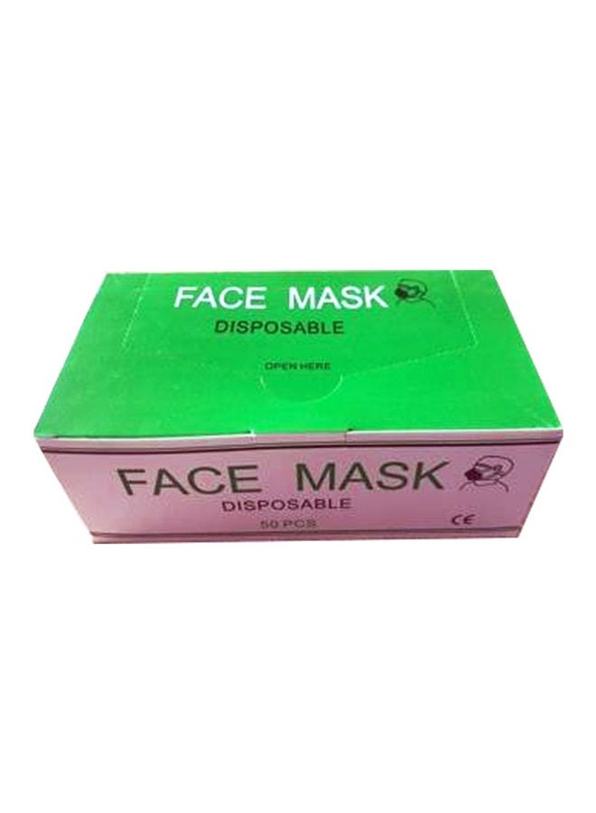 NIBEMINENT 50-Piece 3-Ply Medical Disposable Face Mask - Image 3