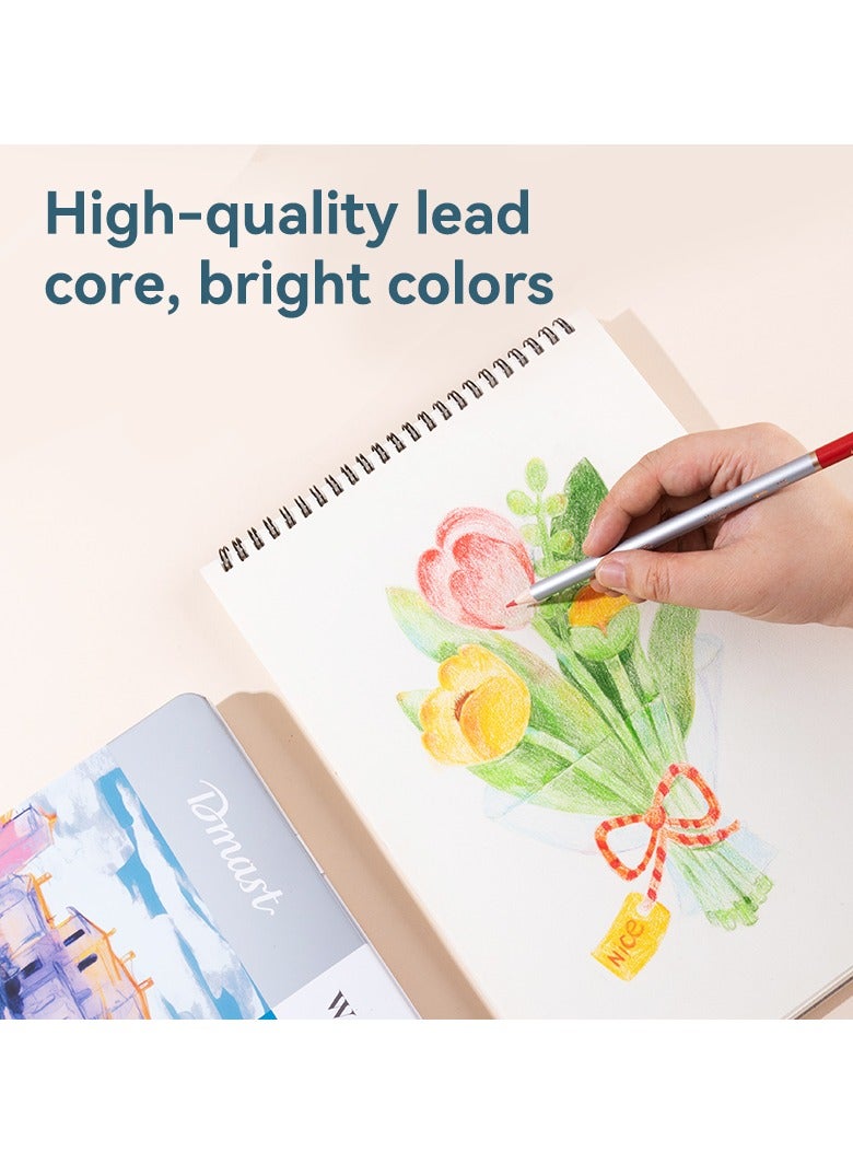 Dmast Deli EC301-24 Watercolor Pencil Set 24 Colors – Ideal for Painting, Blending & Art - Image 2