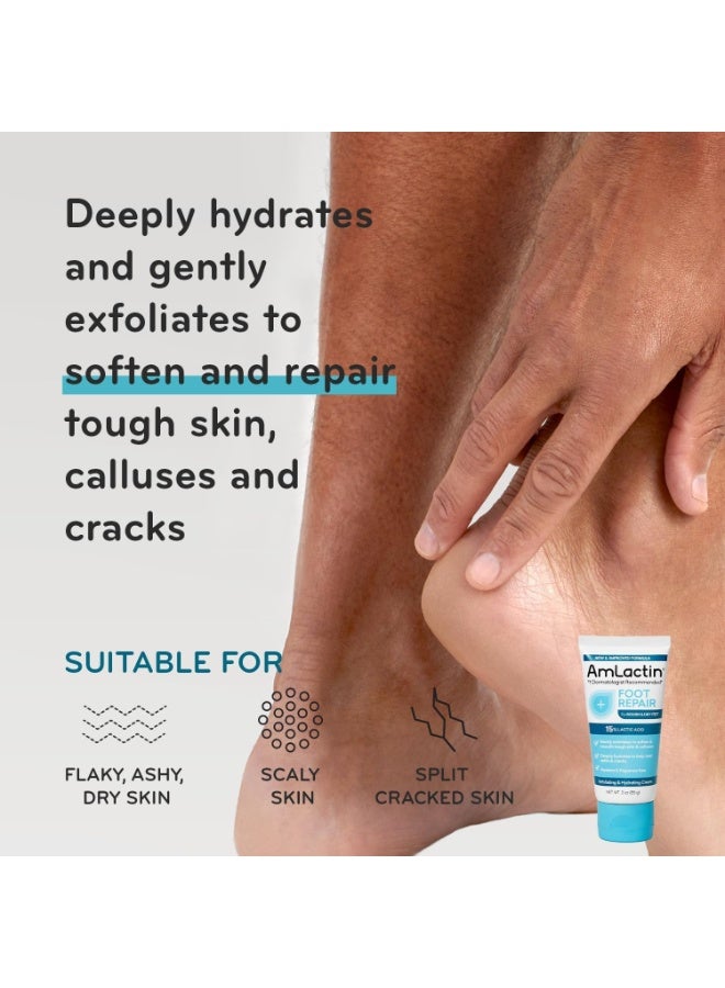 AmLactin Award-Winning Essentials Skin Care Set - Daily Nourish 12% Lotion, Ultra Smoothing Cream, Foot Repair Cream & Moisturizing Socks - Lactic Acid Moisturizer Gift Set for Whole-Body Skin Renewal - Image 4