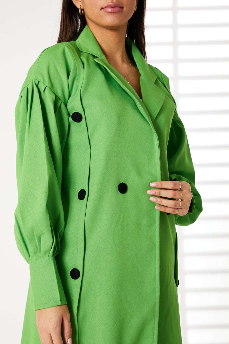 Moistreet Barbie Crepe Trench Coat Set - Image 4
