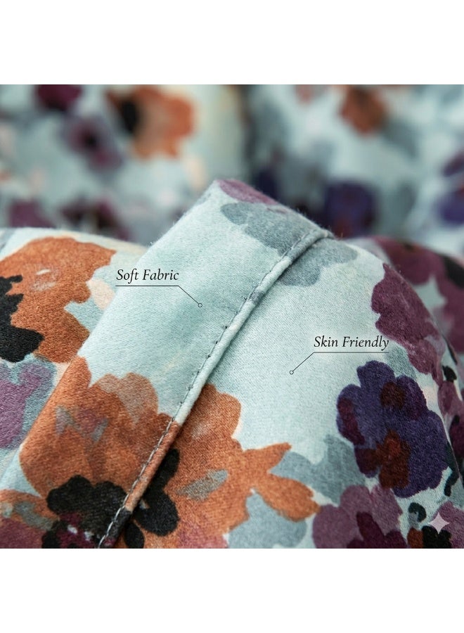 Sleep night Floral 4 Piece Pillow Case Set 50x75cm - Image 2