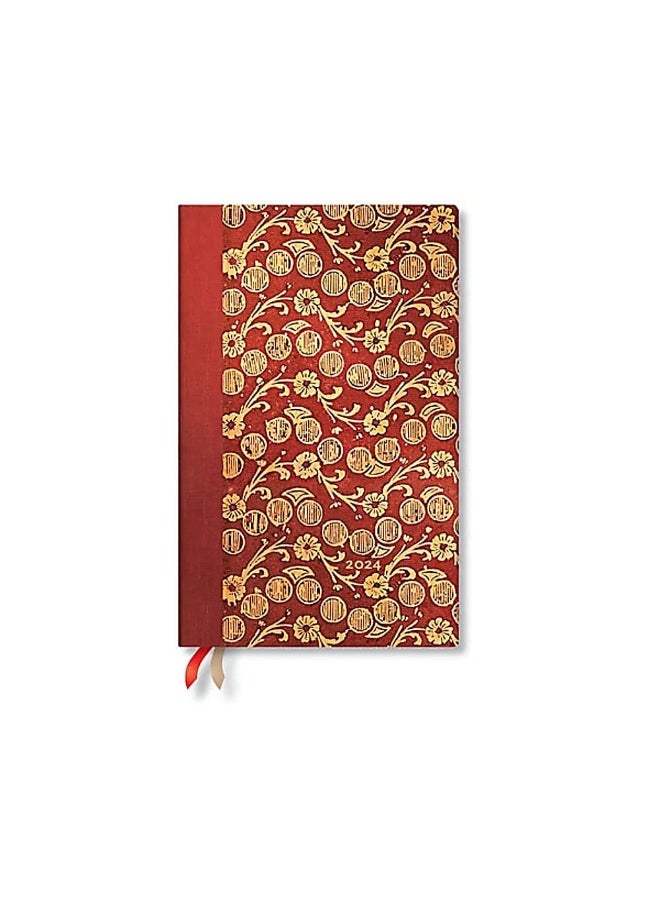 The Waves - Volume 4 (Virginia Woolf's Notebooks) Maxi Horizontal 12-month Dayplanner 2024 (Elastic Band Closure)  - Image 1