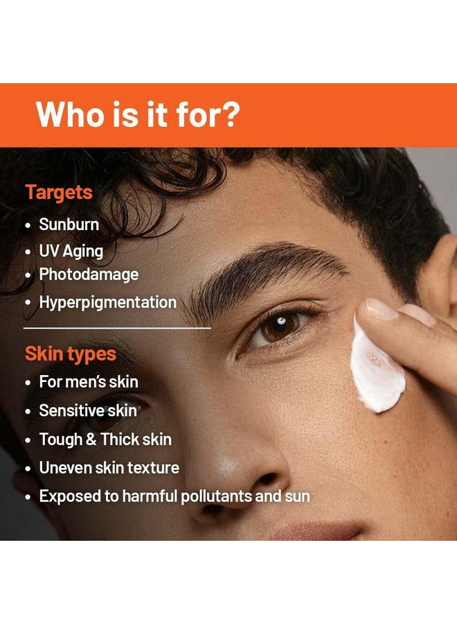 هيفادو واقي الشمس لايت آند برايت للرجال مع Mimiskin™ Spf 50 Pa++++ واسع الطيف مضاد للتلوث وترطيب عميق 50 مل - Image 3