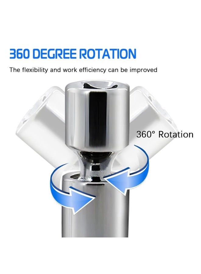 Beauenty Spark Plug Socket Set Thin Wall Swivel Magnetic Spark Plug Socket 3/8 Drive 12 Point Spark Plug Socket Removal Tool Compatible with Motorcycle Car SUV BMW Nissan Mini (14mm and 16mm) - Image 3