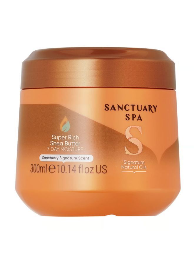 Sanctuary Spa Signature Natural Oils Super Rich Shea Butter 300ml