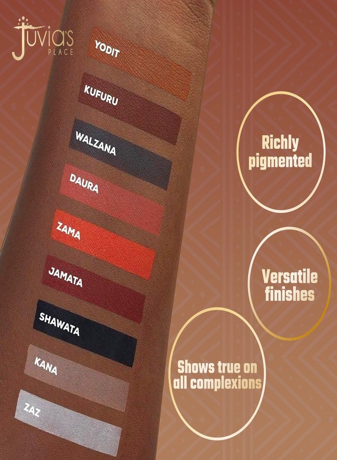 Juvia's Place لوحة ظلال العيون ووريور 2 من جوبيا - مكياج عيون احترافي، لوحة ظلال عيون ملونة، لوحة مكياج لتلوين العيون والتألق، مستحضرات تجميل ظلال العيون المضغوطة - Image 2