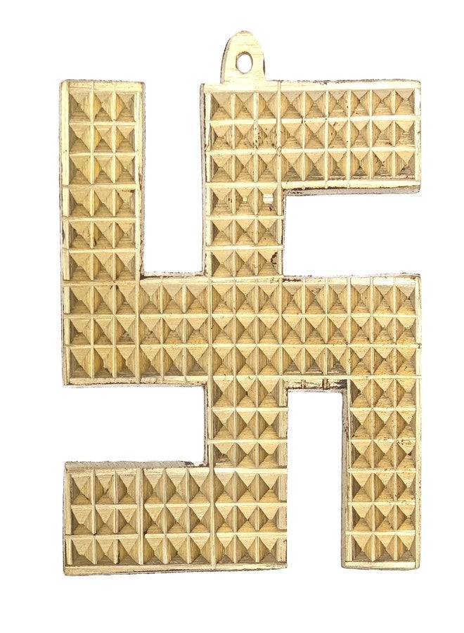 Plus Value Panchdhatu Pyramid Swastik Main Door Entrance Enhance Vastu Cure Defects & Remedies for Home & Office Positive Energy, Good Luck & Prosperity (Size 3inch, 1pc) - Image 3