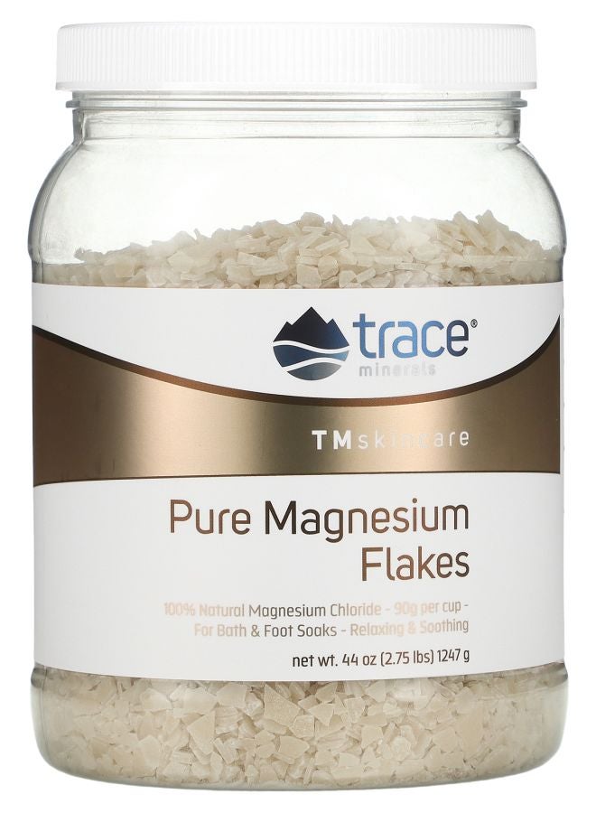 Trace Minerals TM Skincare Pure Magnesium Flakes 2.75 lbs (1247 g)