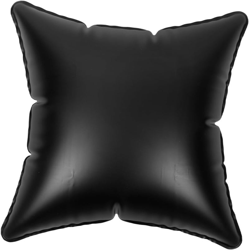 Garneck Translucent Round Inflatable Pillow Portable Thickened Cushion for Outdoor Travel Car Use and Camping Ergonomic Design for Neck Support Easy Inflate/Deflate - Image 1