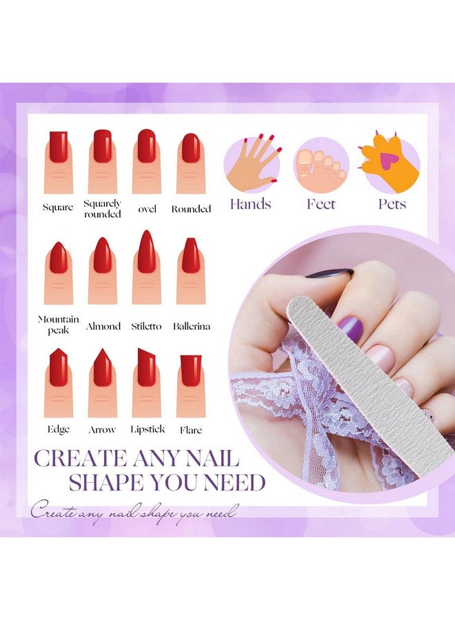 ميناتي مجموعة من 150 قطعة من مبردات الأظافر بحبيبات 100/180 من ميناتي، مزدوجة الجوانب، قابلة لإعادة الاستخدام، مبردات أظافر احترافية قابلة للغسل، أدوات مانيكير للأظافر الطبيعية والأظافر الأكريليك (جانب القوس) - Image 4