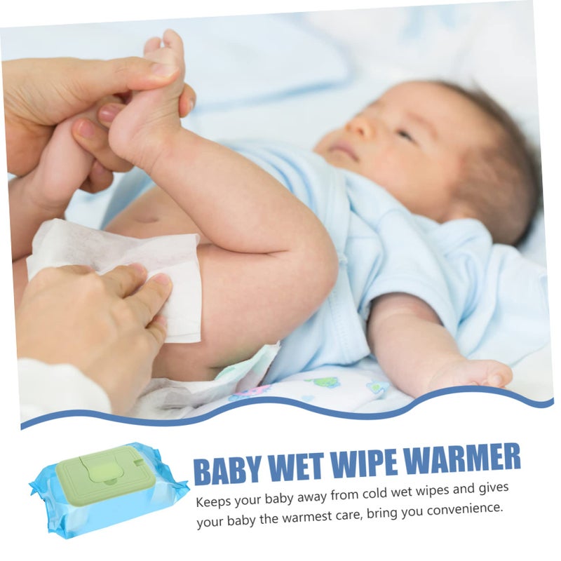 Green Portable Baby Wipes Warmer with Temperature Control for Home and Car Use - Image 5