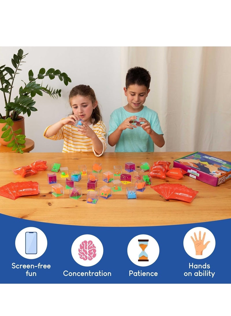 دوركو 24 جهاز كمبيوتر شخصي ميني حزب ميزات, مكعب اللغز مربع مجموعة, الدماغ لعبة متاهة اللغز مربع, حزب ميزات للفتيان البنات عيد ميلاد, حزب حقيبة حشوات - Image 3