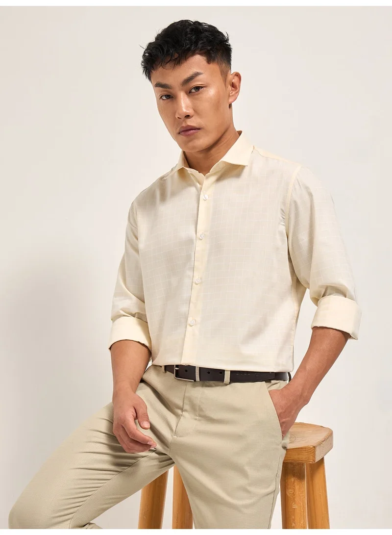 THE BEAR HOUSE Men’s Long Sleeve Shirt – Classic, Comfortable and Stylish Essential for Work, Travel or Casual Outings
