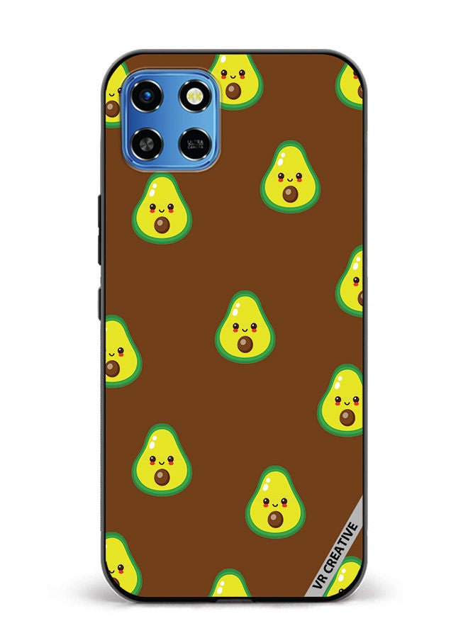 VR CREATIVE Protective Case Cover For Infinix Smart 6 HD Avocado Design Multicolour - Image 1