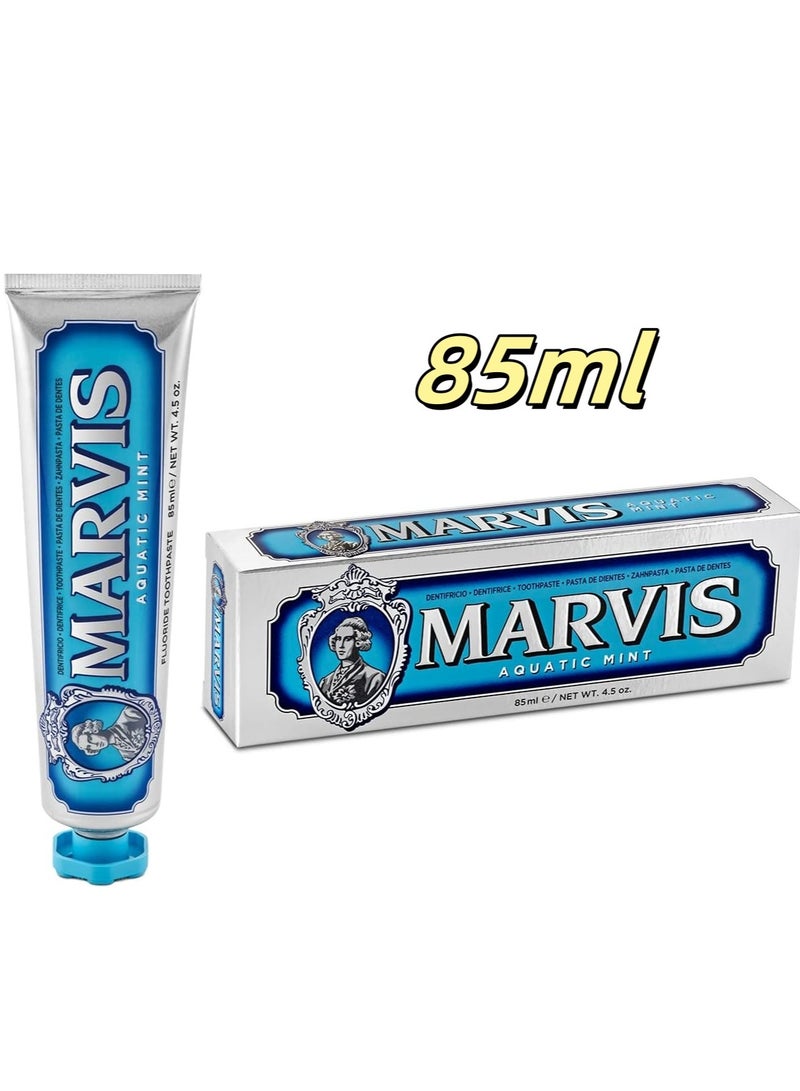 مارفيس معجون أسنان مارفيس بنكهة النعناع و الماء 85 مل - تبييض و تنظيف الأسنان مع هواء البحر المنعش - Image 1