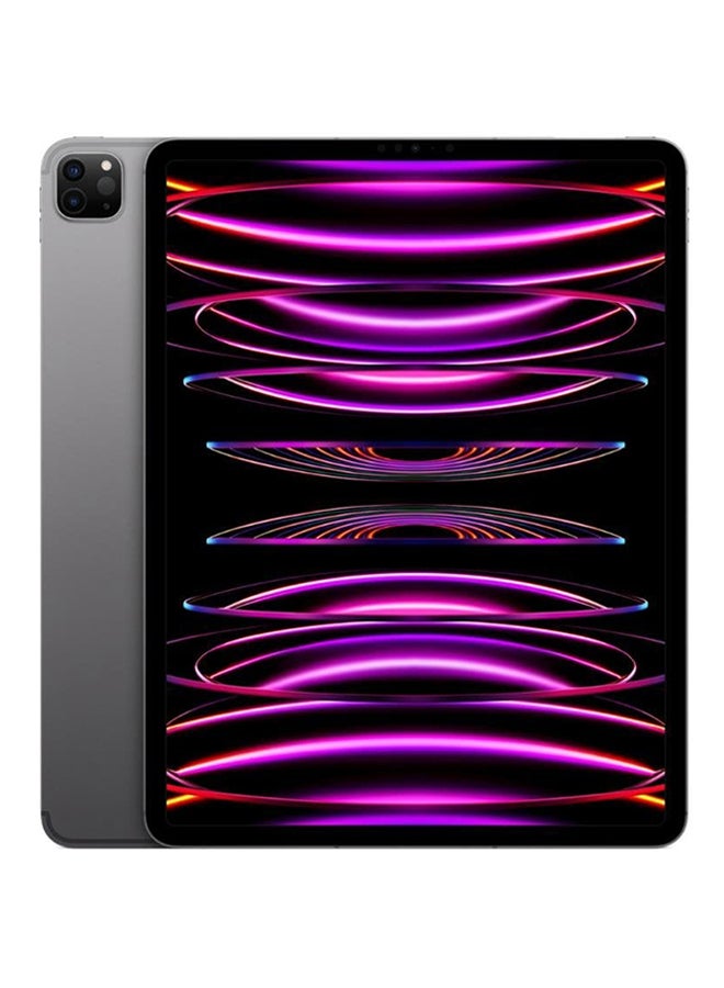 ابل  iPad Pro 2022 (الجيل السادس) مقاس 12.9 بوصة وسعة 256 جيجابايت بتقنية WiFi رمادي - إصدار الشرق الأوسط - Image 1