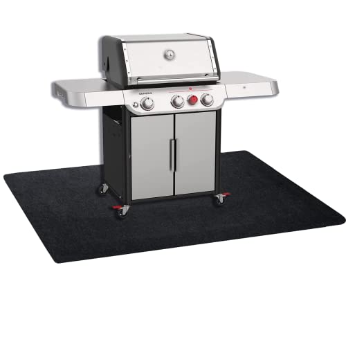 Brinman Under Grill Mat,Premium 36"x48"Absorbent Oil Protective mats for Deck &Patio,Grill Mat for Deck,Under Grill Floor Pad to Protect Deck,BBQ Mat for Under BBQ,Waterproof,Reusable - Image 1