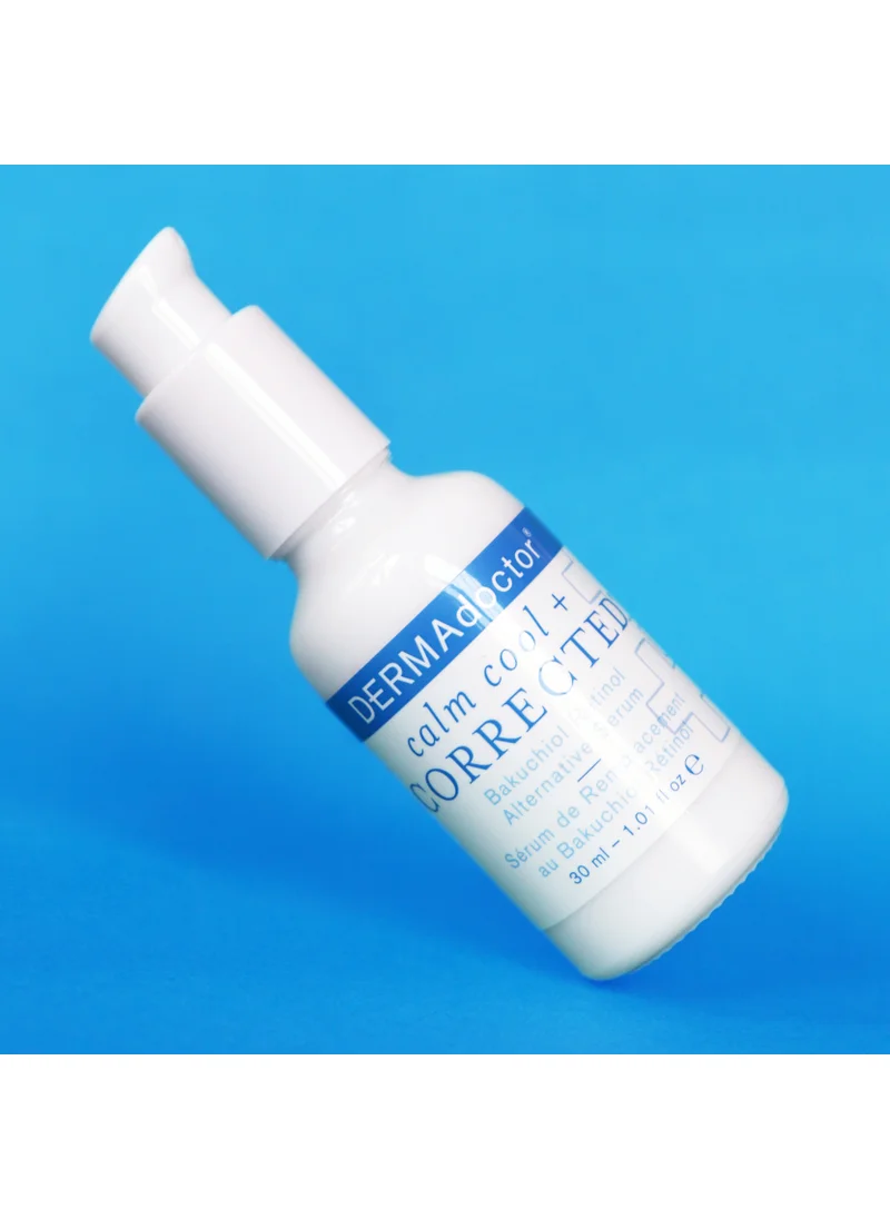 DERMAdoctor Calm Cool & Corrected Bakuchiol Retinol Alternative Serum for Sensitive, Dry, and Rosacea-Prone Skin 30 mL