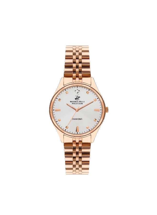 BEVERLY HILLS POLO CLUB BEVERLY HILLS POLO CLUB Women's Analog Silver Dial Watch - BP3390C.430
