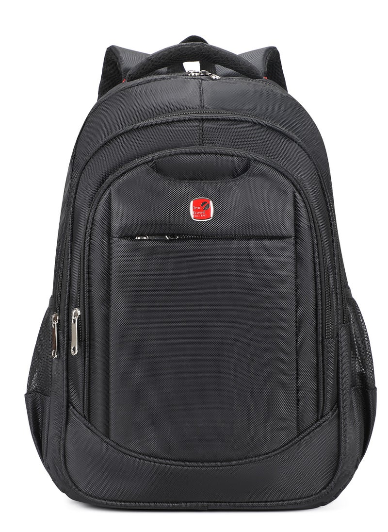 NEW TRAVEL New Travel School Backpack Fabric size 18 inch color Black  - Image 1