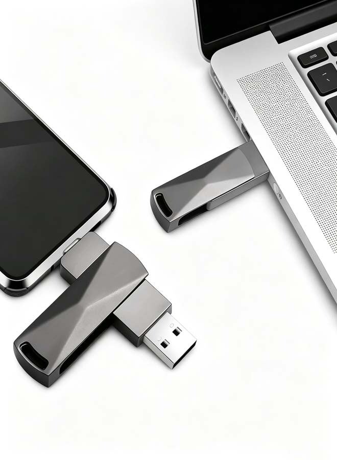 INSIJAM USB Flash Drive 1TB USB 3.0 Memory Stick Thumb Drive USB C Drive with Type C for Smartphones/MacBook/PC/Tablets for Photos/Videos/Documents - Image 5