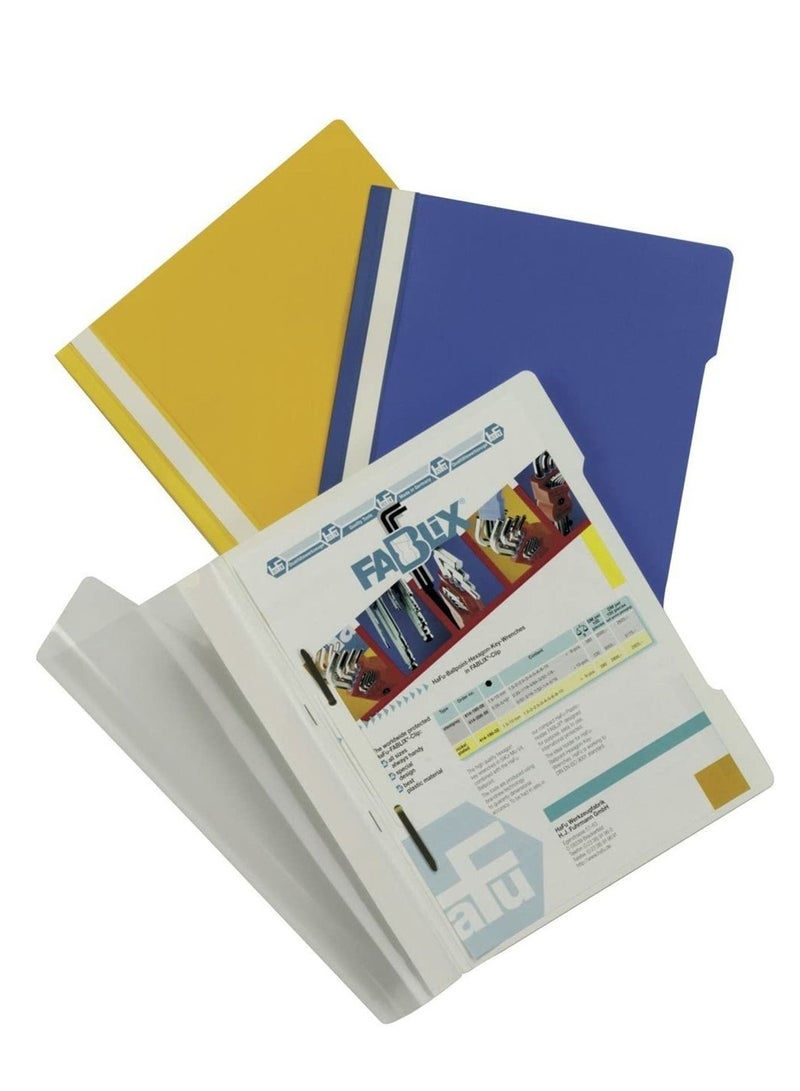 Durable مجموعة 10 قطع من المجلدات الشفافة متعددة الألوان - Image 3