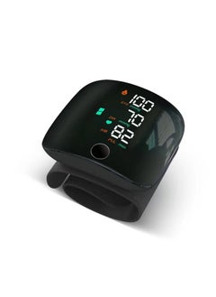 Generic Blood Pressure Monitor Digital Wrist Blood Pressure Machine Adjustable Cuff Bp Detector 2x99 Readings Memory Large Display Voice with Carrying Case Automatic Blood Pressure Wrist Detector Watch  - Image 1