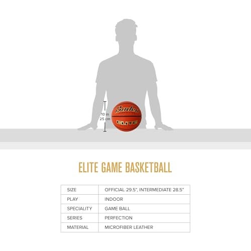 Baden | Elite | Premium Quality Composite Basketball | Ideal for Indoor Games | Women's & Youth Size 6 (28.5 inches) - Image 3